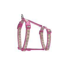 Doggie Desenli Süslü Dokuma Köpek Göğüs Tasması 1,5 x 40-45 cm Pembe Doggie Desenli Süslü Dokuma Köpek Göğüs Tasması 1,5 x 40-45 cm Pembe