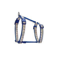 Doggie Desenli Süslü Dokuma Köpek Göğüs Tasması 1,5 x 30-35 cm Mavi Doggie Desenli Süslü Dokuma Köpek Göğüs Tasması 1,5 x 30-35 cm Mavi