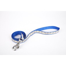 Doggie Desenli Süslü Dokuma Köpek Gezdirme Kayışı El Yapımı 2 x 140 cm Mavi Doggie Desenli Süslü Dokuma Köpek Gezdirme Kayışı El Yapımı 2 x 140 cm Mavi