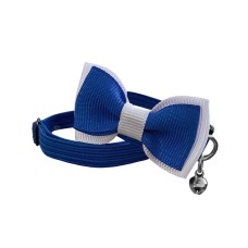 Markapet Papyonlu Elastik Örme Kedi Tasması 18,5 cm-29 cm Mavi Markapet Papyonlu Elastik Örme Kedi Tasması 18,5 cm-29 cm Mavi