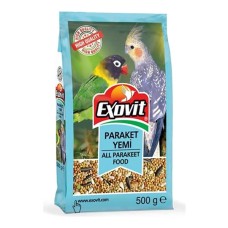 Exovit Paraket Kuşu Yemi 500 Gr Vitaminli Papağan Yemi Exovit Paraket Kuşu Yemi 500 Gr Vitaminli Papağan Yemi