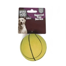 Playfull Zıplayan Basketbol Topu Köpek Oyuncağı 6,3 Cm Sarı