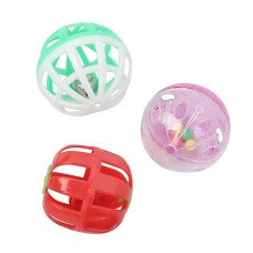 Markapet Çıngıraklı Kedi Oyuncağı Top 3,5 cm Renkli ( 3 Adet ) Markapet Çıngıraklı Kedi Oyuncağı Top 3,5 cm Renkli ( 3 Adet )