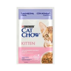 Cat Chow Kuzu Etli ve Kabaklı Pouch Yavru Konserve Kedi Maması 85 gr Cat Chow Kuzu Etli ve Kabaklı Pouch Yavru Konserve Kedi Maması 85 gr