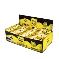 Delibon Deri Köpek Çiğneti Pres Kemik 7cm Delibon Deri Köpek Çiğneti Pres Kemik 7cm