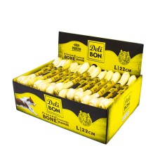 Delibon 22cm Deri Köpek Çiğneti Pres Kemik 1x22cm Beyaz Delibon 22cm Deri Köpek Çiğneti Pres Kemik 1x22cm Beyaz
