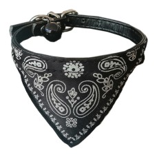 Fularlı Kedi ve Küçük Irk Köpek Boyun Tasması 27 cm Siyah