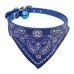 Fularlı Kedi ve Küçük Irk Köpek Boyun Tasması 27 cm Mavi