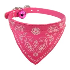 Fularlı Kedi ve Küçük Irk Köpek Boyun Tasması 27 cm Pembe