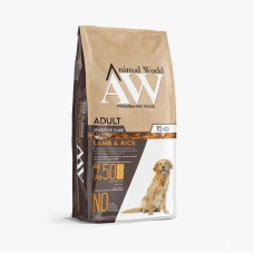Animal World Kuzu Etli ve Pirinçli Yetişkin Köpek Maması 15kg Animal World Kuzu Etli ve Pirinçli Yetişkin Köpek Maması 15kg