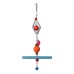 Askılı Çokgen Boncuklu Ve Tünekli Kuş Oyuncağı 10-20 cm Askılı Çokgen Boncuklu Ve Tünekli Kuş Oyuncağı 10-20 cm