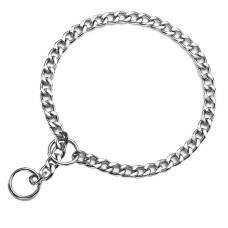 Markapet Paslanmaz Çelik Yassı Zincir Tasma 50 Cm/2,5Mm