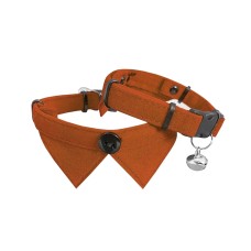 Markapet Kadife Zilli Yakalı Kedi Boyun Tasması 20-32 cm Turuncu Markapet Kadife Zilli Yakalı Kedi Boyun Tasması 20-32 cm Turuncu