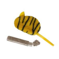 Markapet Kedi Oyuncağı Kaplan Desenli Peluş Fare 6-10-18 cm Markapet Kedi Oyuncağı Kaplan Desenli Peluş Fare 6-10-18 cm