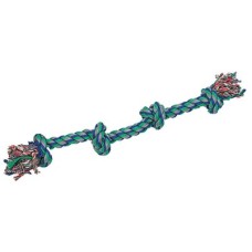 Flamingo 4 Düğümlü Renkli Köpek Diş Ipi 60 Cm
