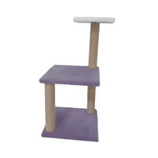 Markapet İki Katlı Kedi Tırmalama Tahtası 26-36-78 cm Lila-Beyaz Markapet İki Katlı Kedi Tırmalama Tahtası 26-36-78 cm Lila-Beyaz