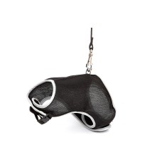 Doggie Havalı Ped Göğüs Tasma Seti Siyah 25*30 cm + 110 cm Doggie Havalı Ped Göğüs Tasma Seti Siyah 25*30 cm + 110 cm