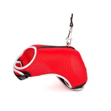 Doggie Havalı Ped Göğüs Tasma Seti Kırmızı 25*30 cm + 110 cm Doggie Havalı Ped Göğüs Tasma Seti Kırmızı 25*30 cm + 110 cm