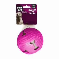Playfull Sesli Kemik Desenli Plastik Top Köpek Oyuncağı 7,5 Cm Pembe Playfull Sesli Kemik Desenli Plastik Top Köpek Oyuncağı 7,5 Cm Pembe