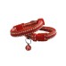 Simli Kedi Köpek Tasması Min:20-Max:30 cm Kırmızı Simli Kedi Köpek Tasması Min:20-Max:30 cm Kırmızı