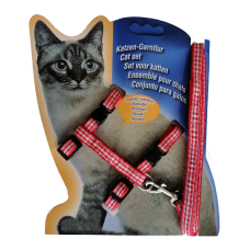 Atlantik Desenli Kedi Göğüs Bel Tasması 20*32 cm Kırmızı Atlantik Desenli Kedi Göğüs Bel Tasması 20*32 cm Kırmızı