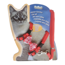 Atlantik Papyonlu Kırmızı Kedi Göğüs Bel Tasması 20*32 cm Atlantik Papyonlu Kırmızı Kedi Göğüs Bel Tasması 20*32 cm