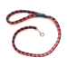 Örgü Köpek Gezdirme Halatı Kırmızı Siyah 110 cm 50 kg Örgü Köpek Gezdirme Halatı Kırmızı Siyah 110 cm 50 kg