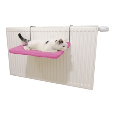 Kedi Radyatör Yatağı Yıkanabilir 42 cm 15 kg Koyu Pembe