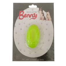 Benny Köpek Oyuncağı Sert Elips Top 8 x 4.5 cm Neon Yeşil Benny Köpek Oyuncağı Sert Elips Top 8 x 4.5 cm Neon Yeşil