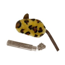 Markapet Kedi Oyuncağı Leopar Desenli Peluş Fare 6-10-18 cm Markapet Kedi Oyuncağı Leopar Desenli Peluş Fare 6-10-18 cm