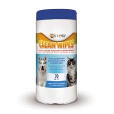 Hypaw Clean Wipes Kedi ve Köpekler için Temizleme ve Bakım Mendili 20x20cm (70'li) Hypaw Clean Wipes Kedi ve Köpekler için Temizleme ve Bakım Mendili 20x20cm (70'li)