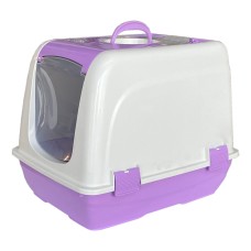 Markapet Lüx Kapalı Kedi Tuvaleti 48x36x36 cm Lila Markapet Lüx Kapalı Kedi Tuvaleti 48x36x36 cm Lila