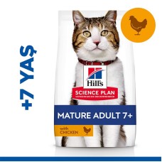 Hill&#039;s Science Plan Mature Adult Tavuklu Yaşlı Kedi Maması 3kg
