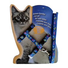 Atlantik Desenli Kedi Göğüs Bel Tasması 20*32 cm Mavi Atlantik Desenli Kedi Göğüs Bel Tasması 20*32 cm Mavi