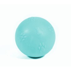 CCA Termoplastik Pati Desenli Sert Köpek Oyun Topu 5 cm Mavi CCA Termoplastik Pati Desenli Sert Köpek Oyun Topu 5 cm Mavi