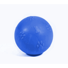 Kardelen Termoplastik Pati Desenli Sert Köpek Oyun Topu 7 cm Mavi Kardelen Termoplastik Pati Desenli Sert Köpek Oyun Topu 7 cm Mavi