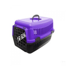 Plastik Kedi Köpek Taşıma Çantası 32,5 / 48 cm Mor
