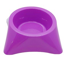Plastik Köpek Mama Su Kabı 750 ml Mor