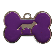 Kemik Şekilli Köpek İsimlik Aksesuar 2*3 cm Mor Kemik Şekilli Köpek İsimlik Aksesuar 2*3 cm Mor