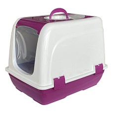 Markapet Lüx Kapalı Kedi Tuvaleti 48x36x36 cm Mor Markapet Lüx Kapalı Kedi Tuvaleti 48x36x36 cm Mor