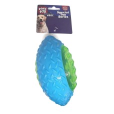 Playfull Rugby Topu Şeklinde Işıklı Plastik Köpek Oyuncağı 6x14 Cm Mavi Playfull Rugby Topu Şeklinde Işıklı Plastik Köpek Oyuncağı 6x14 Cm Mavi