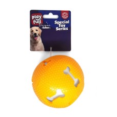 Playfull Işıklı Kemik Desenli Plastik Top Köpek Oyuncağı 7,5 Cm Turuncu Playfull Işıklı Kemik Desenli Plastik Top Köpek Oyuncağı 7,5 Cm Turuncu