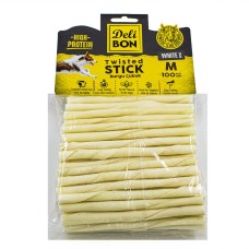 Delibon Deri Kalın Burgu Çubuk 100 Adet Beyaz Delibon Deri Kalın Burgu Çubuk 100 Adet Beyaz