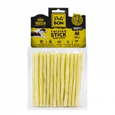 Delibon Deri Kalın Burgu Çubuk 25 Adet Beyaz Delibon Deri Kalın Burgu Çubuk 25 Adet Beyaz