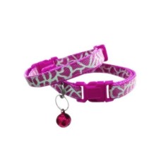 Dokuma Kedi Köpek Tasması Min:20-Max:30 cm Pembe Dokuma Kedi Köpek Tasması Min:20-Max:30 cm Pembe