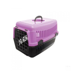 Plastik Kedi Köpek Taşıma Çantası 32,5 / 48 cm Pembe