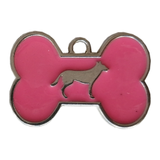 Kemik Şekilli Köpek İsimlik Aksesuar 2*3 cm Pembe Kemik Şekilli Köpek İsimlik Aksesuar 2*3 cm Pembe