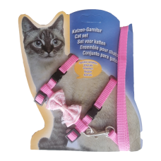 Atlantik Papyonlu Pembe Kedi Göğüs Bel Tasması 20*32 cm Atlantik Papyonlu Pembe Kedi Göğüs Bel Tasması 20*32 cm