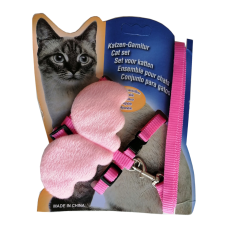 Atlantik Kanatlı Melek Kedi Göğüs Bel Tasması 20*32 cm Pembe Pudra Atlantik Kanatlı Melek Kedi Göğüs Bel Tasması 20*32 cm Pembe Pudra