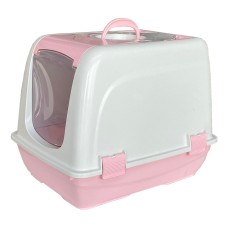 Markapet Lüx Kapalı Kedi Tuvaleti 48x36x36 cm Pembe Markapet Lüx Kapalı Kedi Tuvaleti 48x36x36 cm Pembe